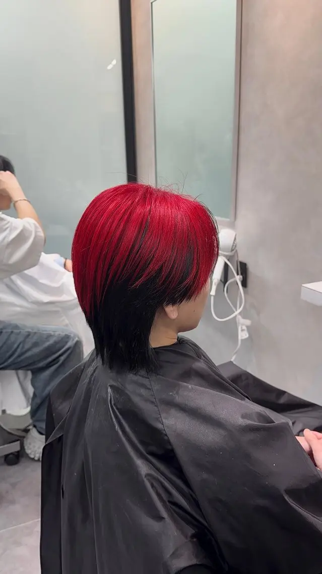 ショート カラー ブリーチ ヘアカラー そら/XeRo渋谷 /カットモデル募集のヘアスタイル