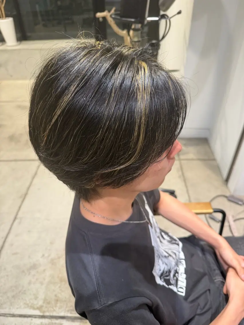 ミディアム ヘアカラー メンズカットカラー/ ヘッドスパ☾/ユナのヘアスタイル