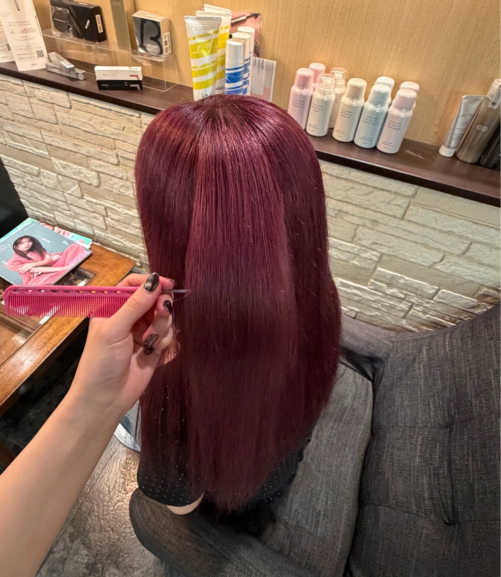 艶髪ワンカラー♡(メンズ🙆🏻‍♀️) +￥2000でトリートメント可能の写真