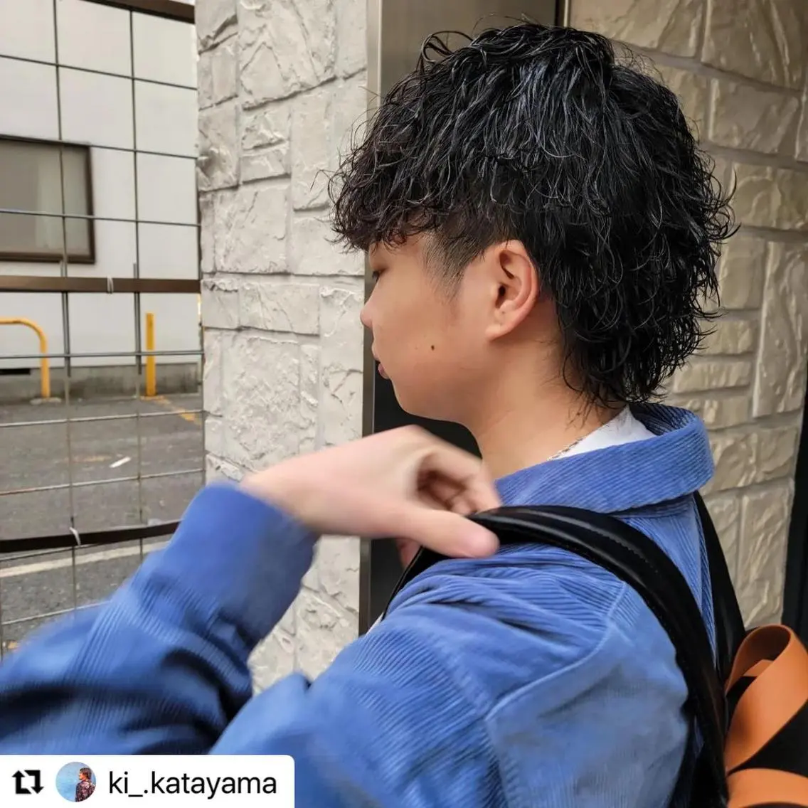 ミディアム カラー メンズ ミディアムパーマ メンズパーマ メンズツイストパーマ 波巻きパーマ ツイストパーマ 🩷Eny terrace🩷のヘアスタイル