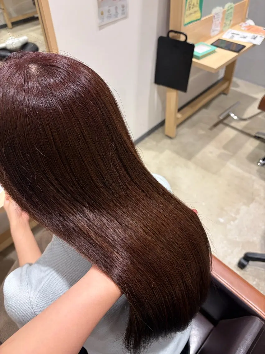 ロング カラー ヘアカラー 神田 有惟のヘアスタイル