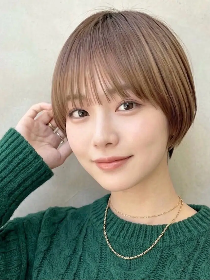 ショート 似合わせカット✂️ Honoka🫧のヘアスタイル