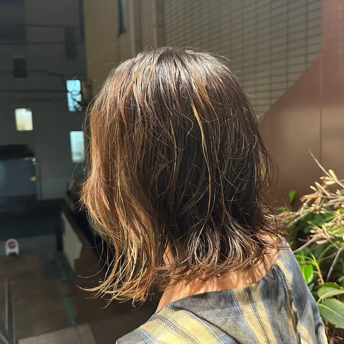 ミディアム パーマ パーマ 新屋敷 拓大のヘアスタイル