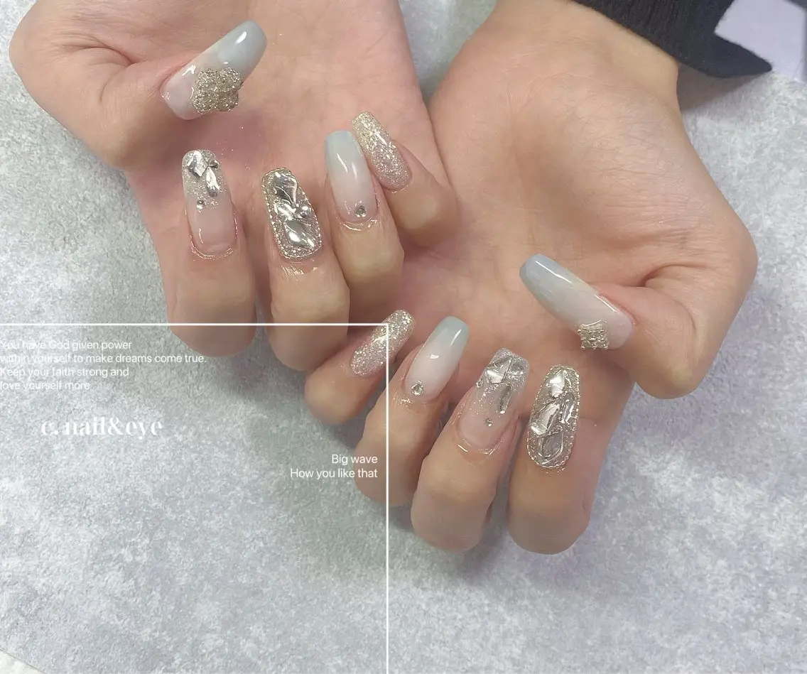 ネイル フットネイル フレンチネイル 氷ネイル・うるうるネイル マグネットネイル 大理石ネイル(マーブル) C.Nail &Eyeのネイルデザイン