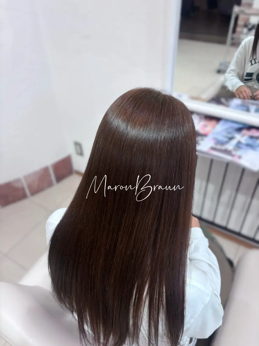 ロング ヘアカラー 髪質改善/縮毛矯正 透明感カラー/スバルのヘアスタイル