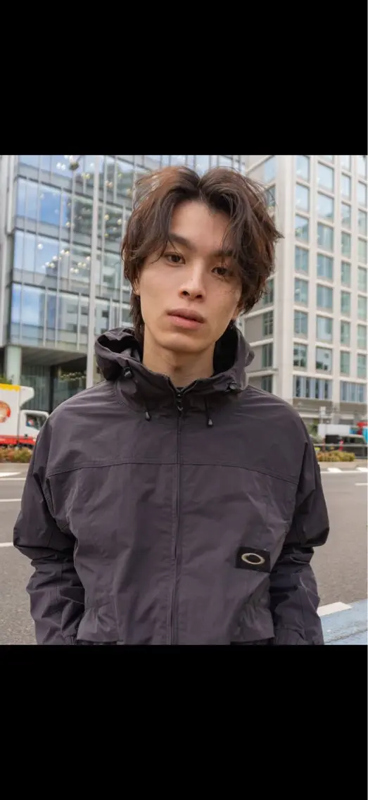 ミディアム 横山 遼弥のヘアスタイル