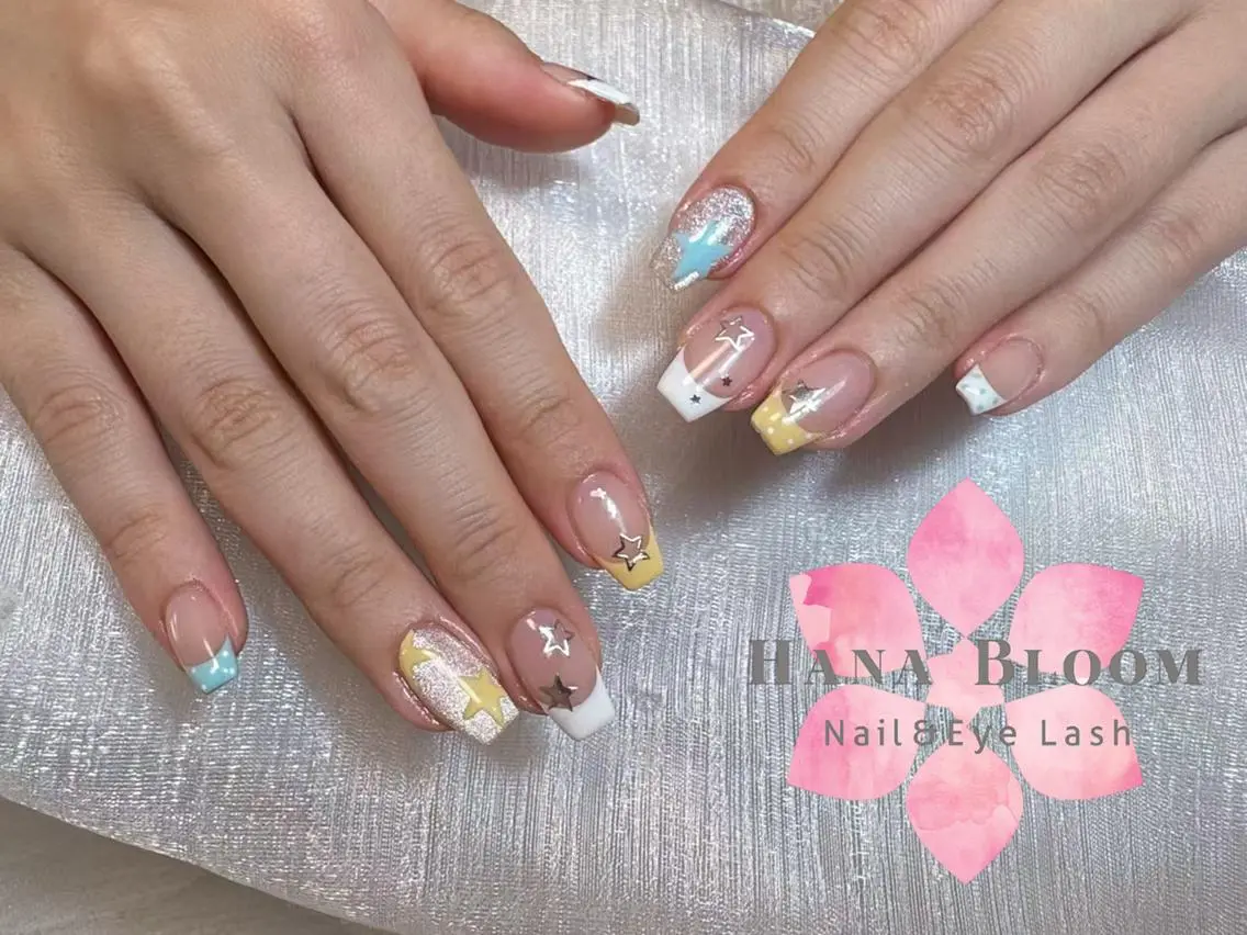 ネイル 長さ出し フットネイル 韓国ネイル マグネットネイル 持ち込み ハンドネイル ハンドケア Hana Bloom Nail Salonのネイルデザイン