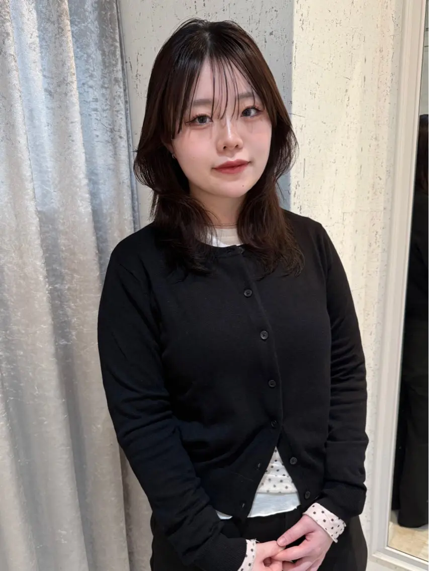 ミディアム カラー カット トリートメント mai / linoah˚✧のヘアスタイル