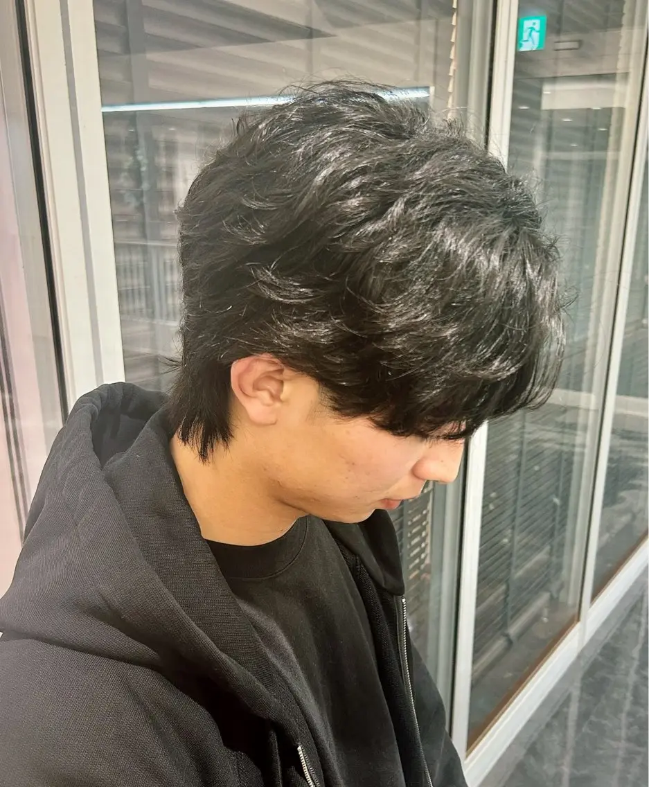 メンズ カット パーマ メンズカット 💇原一樹のヘアスタイル