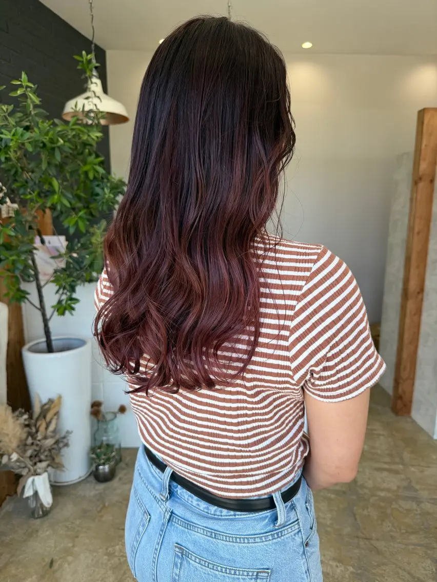 ロング カラー ヘアカラー __ komariのヘアスタイル