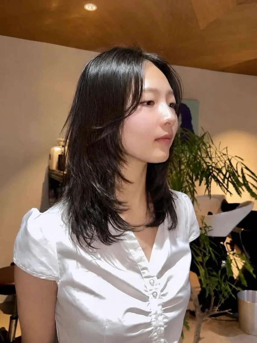 ミディアム カラー ベージュカラー ブラウンカラー グレージュ オリーブベージュ ヘアカラー hinano 似合わせ/柔らか🫧のヘアスタイル