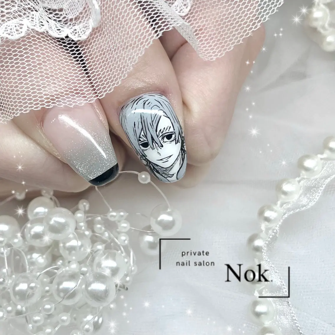 ネイル ハンドネイル 池袋痛ネイル Nok. 渡辺のネイルデザイン
