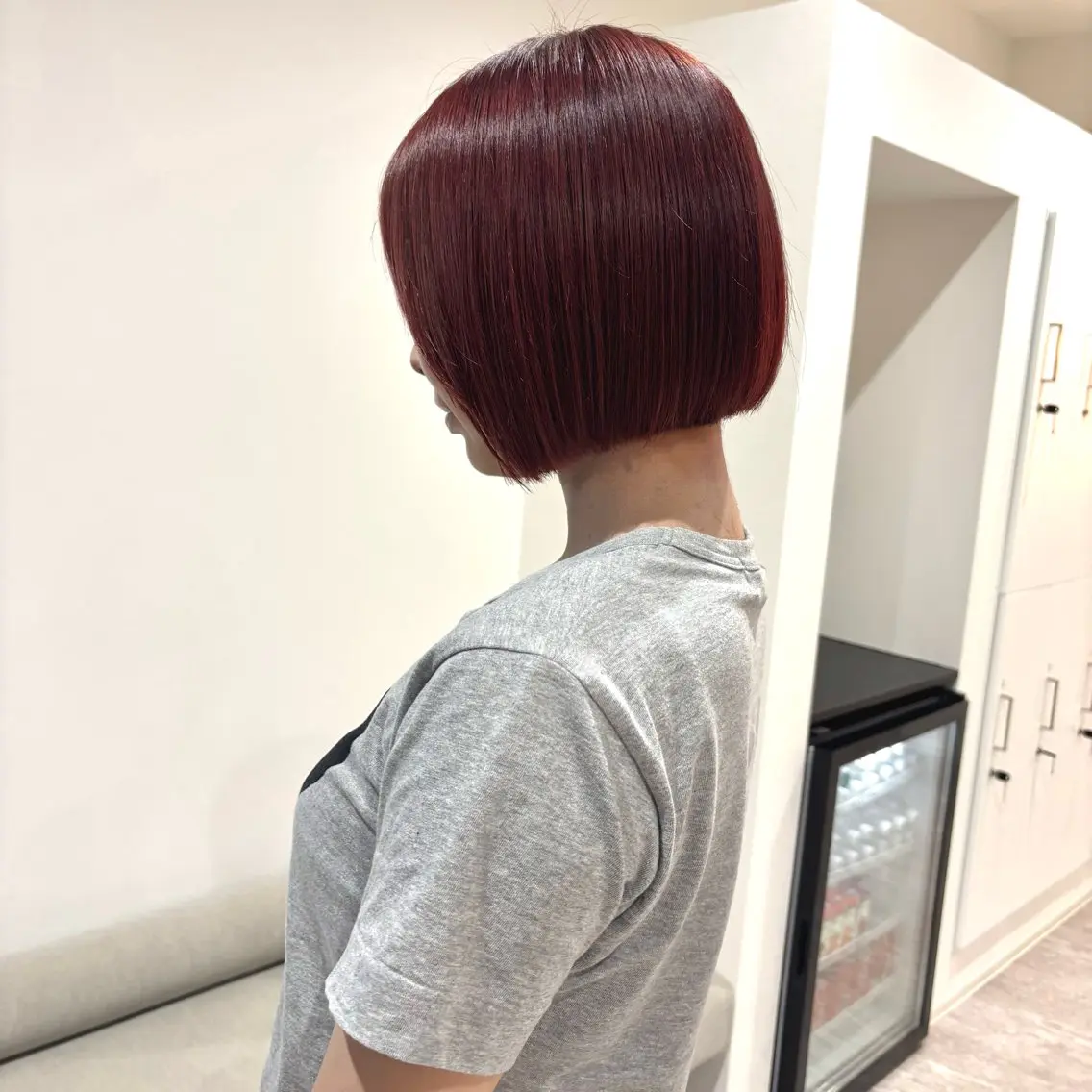 ショート カット ヘアカラー トリートメント 大人可愛い/韓国 レイヤー🎀まおのヘアスタイル