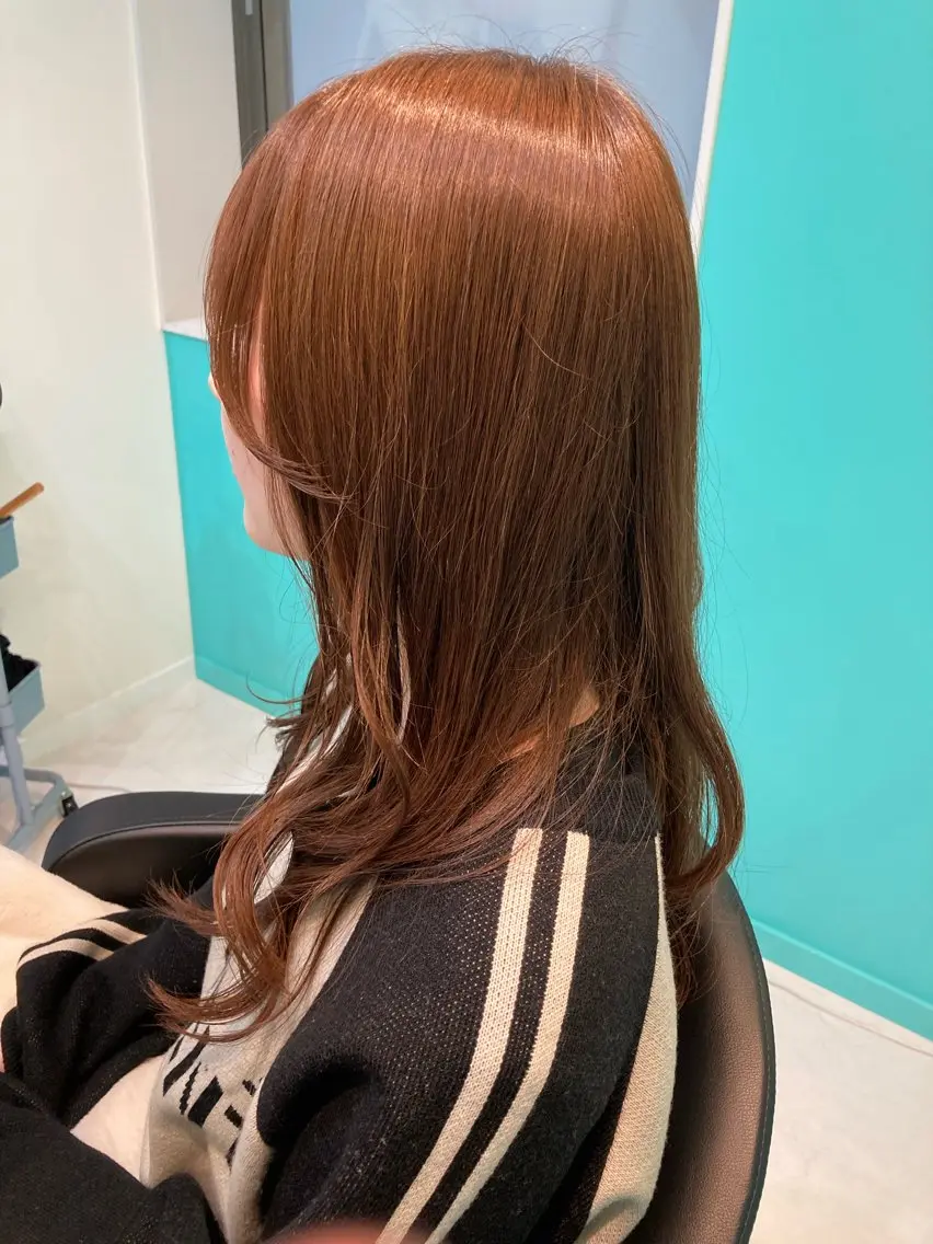 ロング カラー ベージュカラー ブリーチ ブリーチなしカラー 🫧透明感✨ブリーチ 💫ダメージレス🫧のヘアスタイル