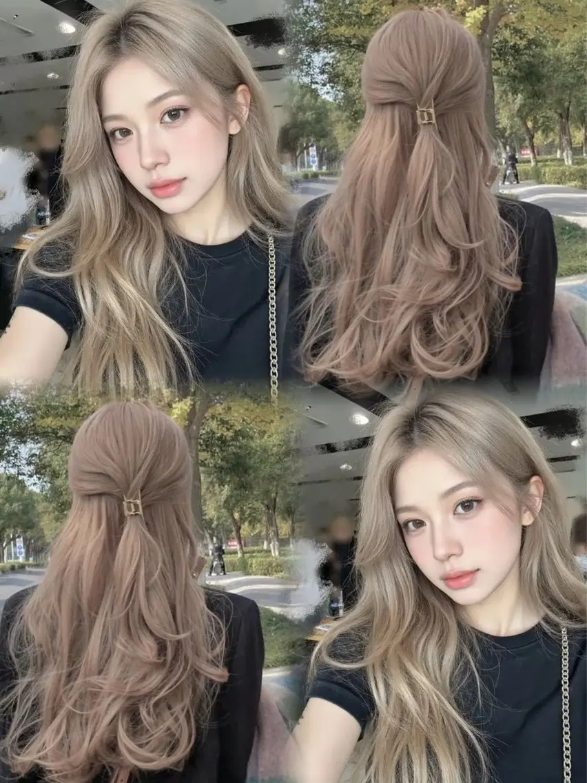 カラー ブリーチあり·なし ツヤカラー/mai‎のヘアスタイル