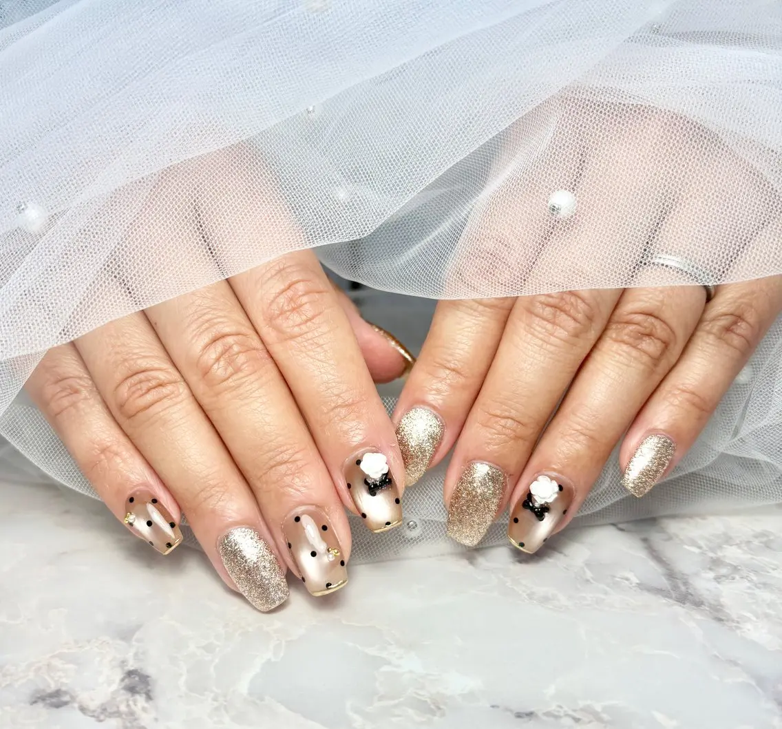 フリーデザインネイル💅🏻オフ有りの写真