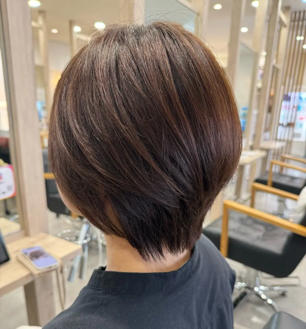 ショート カット 永田 まどかのヘアスタイル