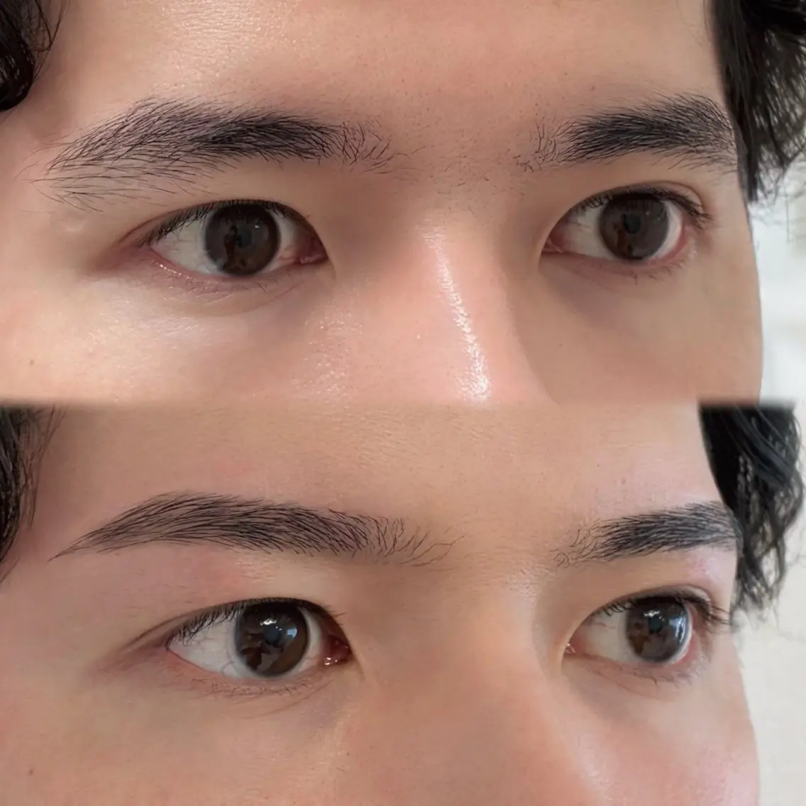 メンズ アイブロウ メンズアイブロウ ワックス脱毛 眉カット 目黒┊︎まつ毛パーマ アイブロウ🫧のマツエク・マツパデザイン