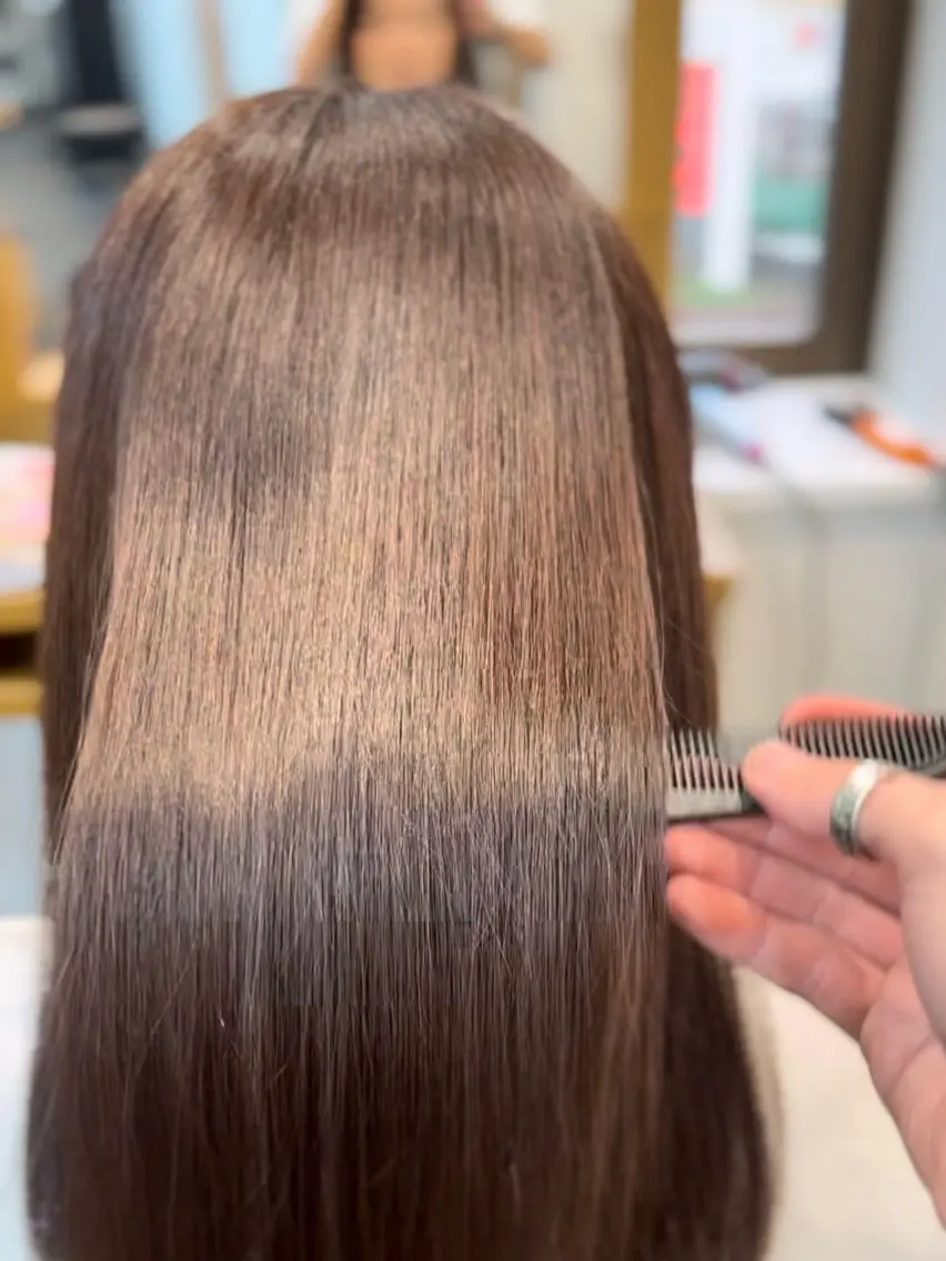 セミロング 縮毛矯正 トリートメント Irvine けんたのヘアスタイル