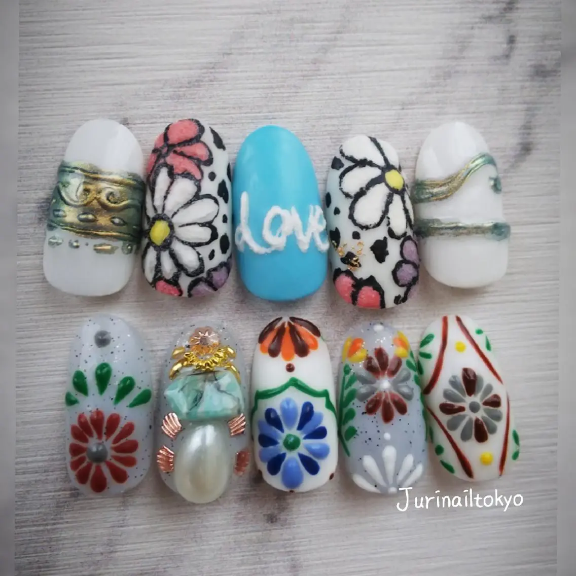 ネイル jurinail tokyoのネイルデザイン