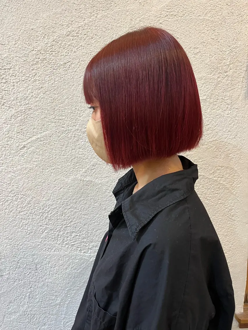 ショート 前下がりボブ ボブ DOLL モデル募集アカウントのヘアスタイル