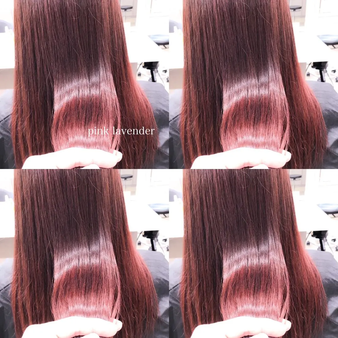 ロング カラー カット ヘアカラー ハイトーン×レイヤー カットTAKUMIのヘアスタイル