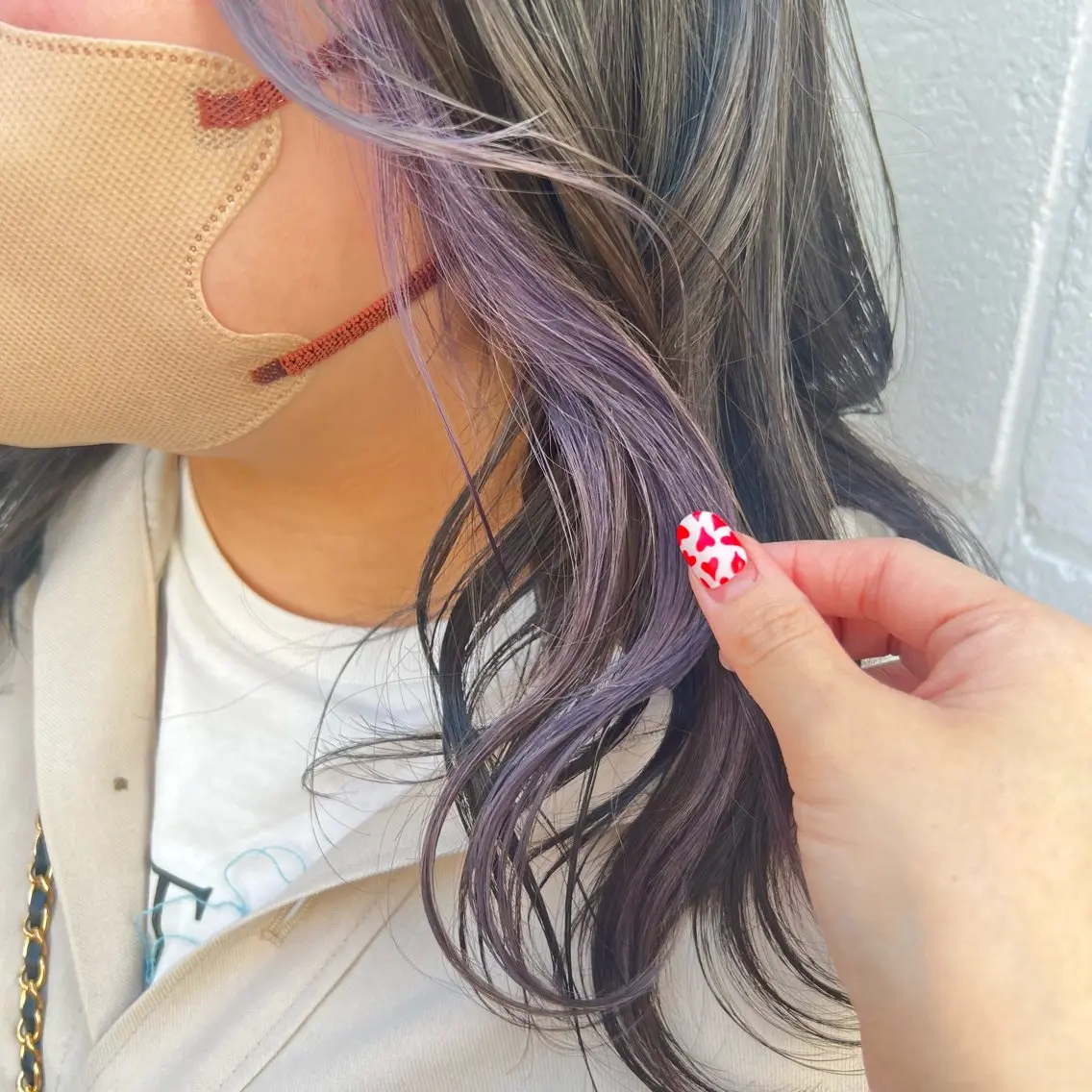 カラー ヘアカラー インナーカラー♡ Nanakoのヘアスタイル