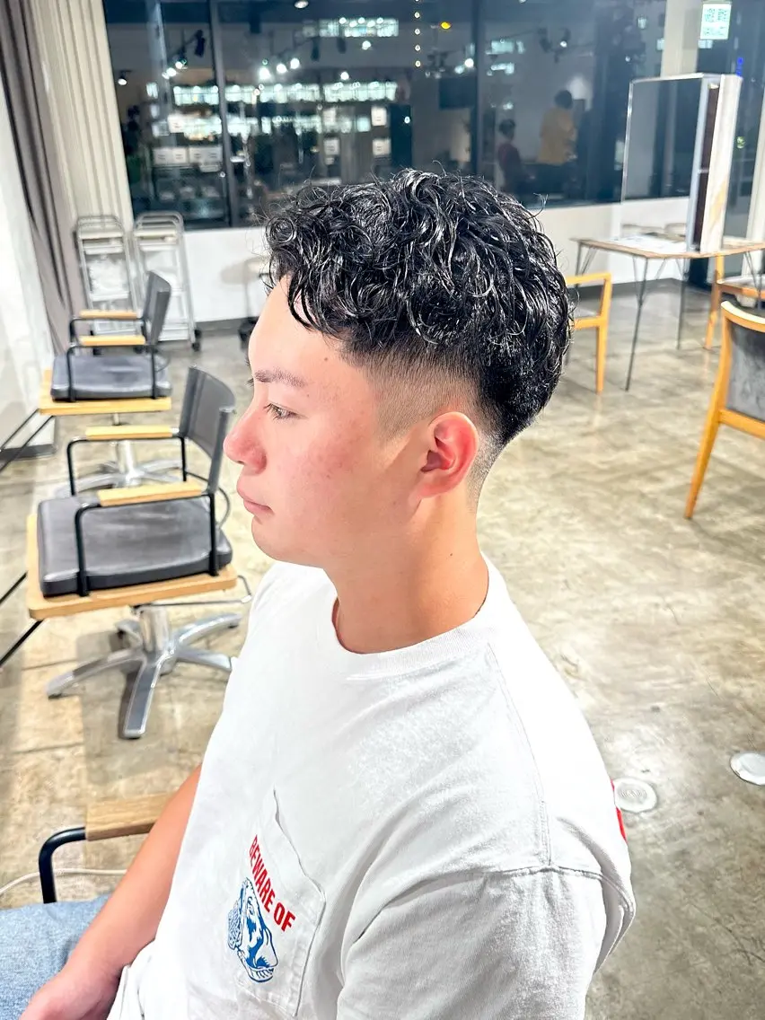 メンズ フェードカット メンズパーマ スキンフェード 骨格補正施術/メンズ 専門美容師/YUYAのヘアスタイル