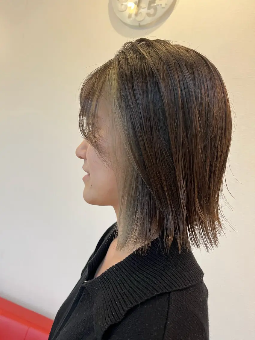 ミディアム カット ヘアカラー トリートメント PazRood 山下のヘアスタイル