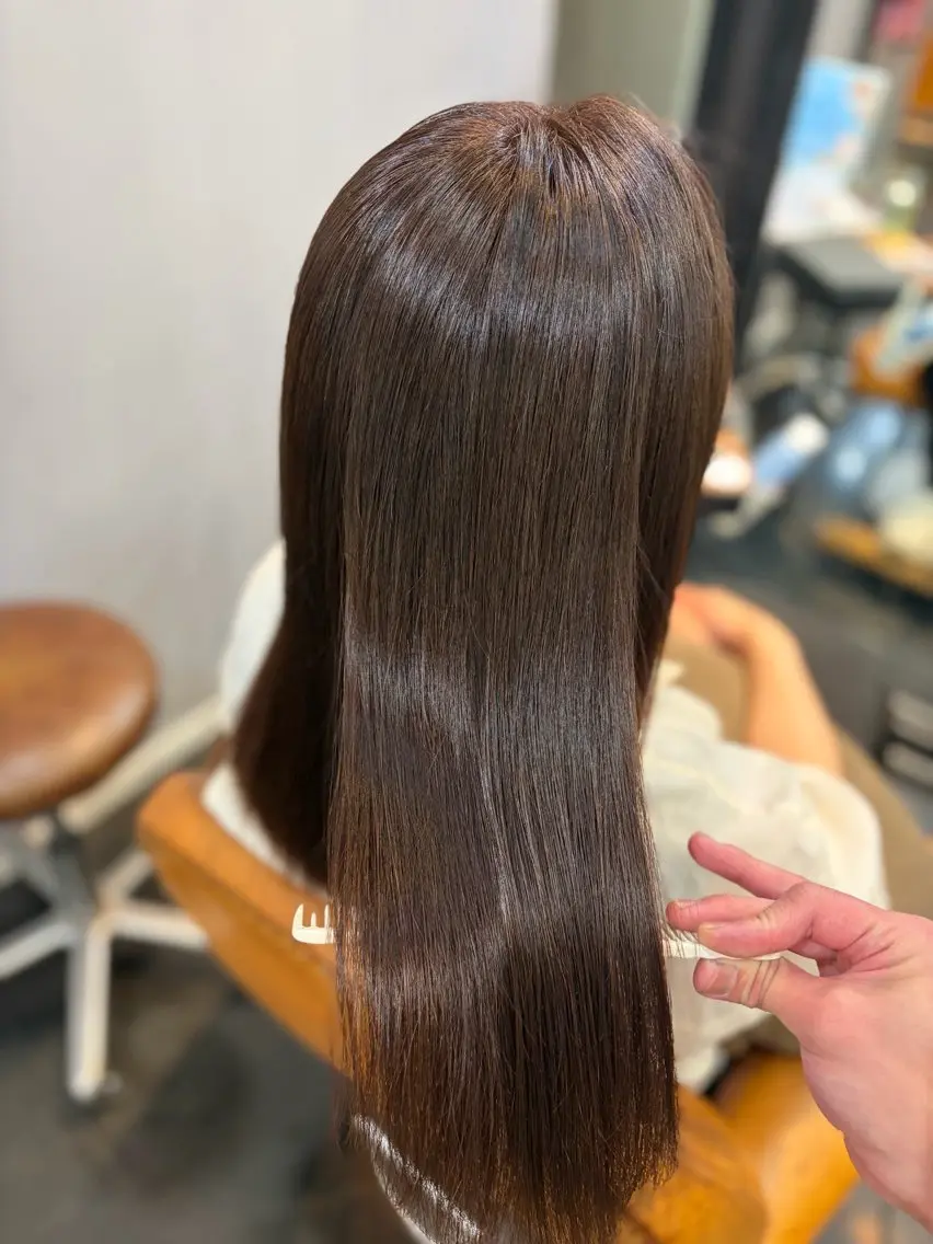 ロング 田邉 莉陸のヘアスタイル