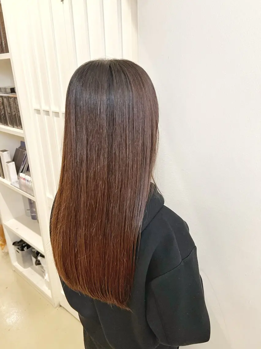 ロング 韓国風ヘア コテ巻き風パーマ サトウタケル 表参道のヘアスタイル