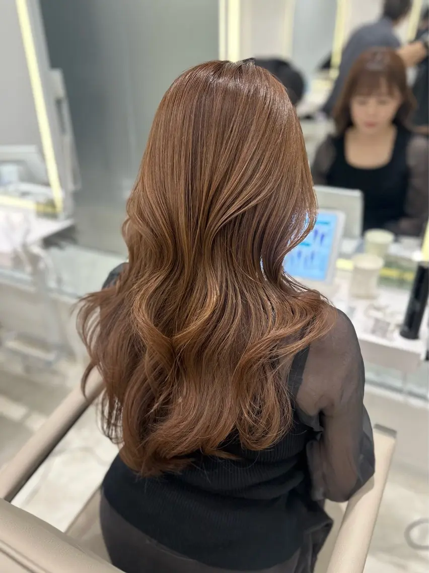 【人気No.2✨】カット+ブリーチなしダブルカラー+ケラチントリートメントの写真