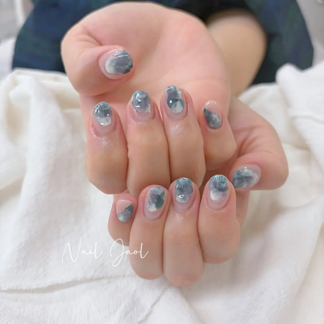 ショート ハンドネイル ネイルJaol 池袋のネイルデザイン