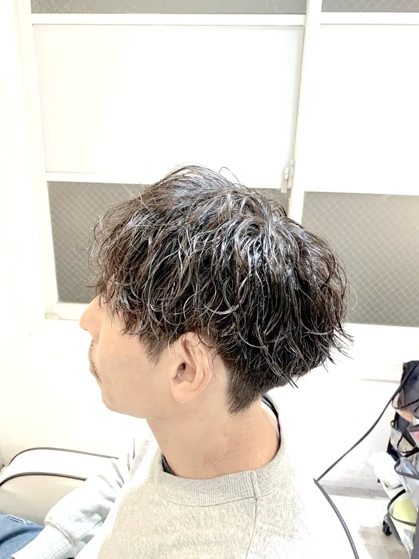 パーマ メンズ 森田 直人のヘアスタイル