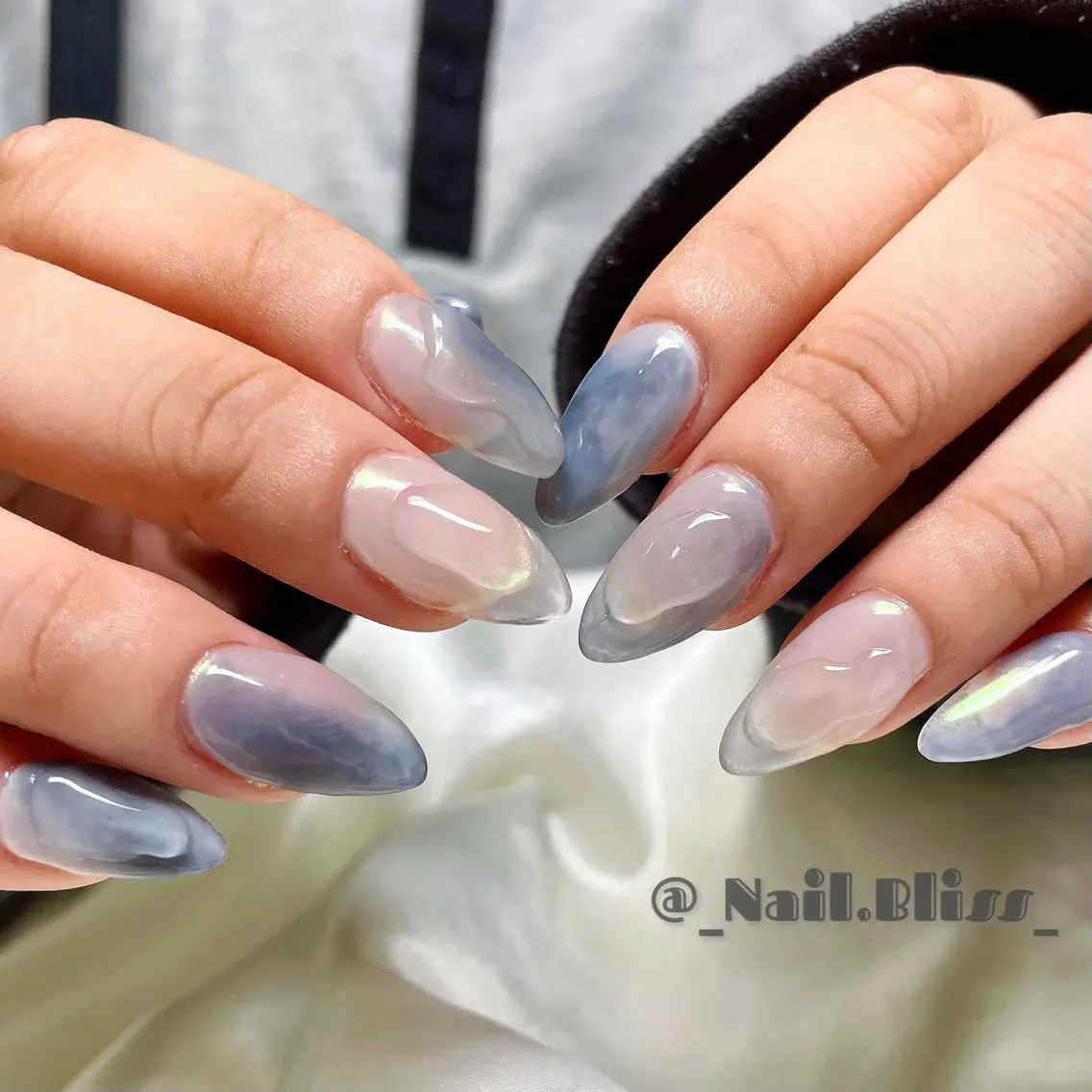 ネイル 持ち込み ニュアンスネイル ハンドネイル NAIL BLISSのネイルデザイン