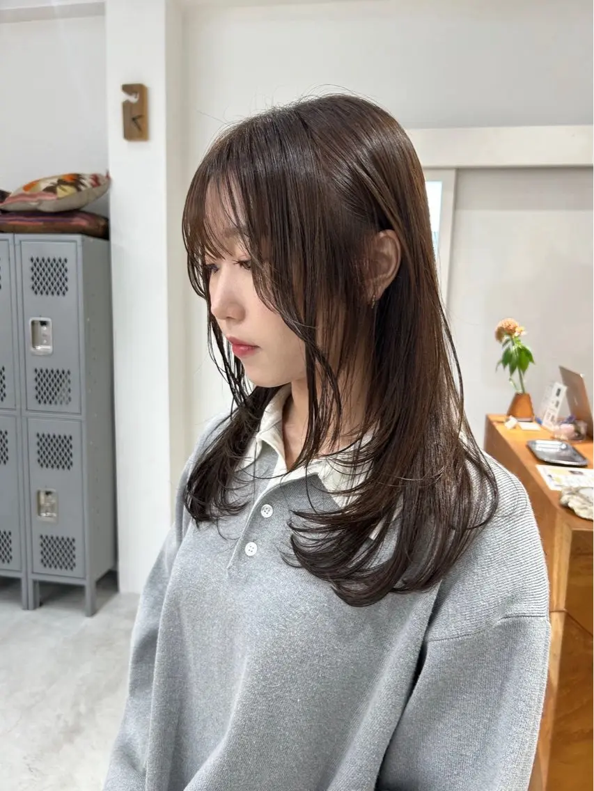 ミディアム ケアブリーチ ヒナミ名古屋／御器所のヘアスタイル