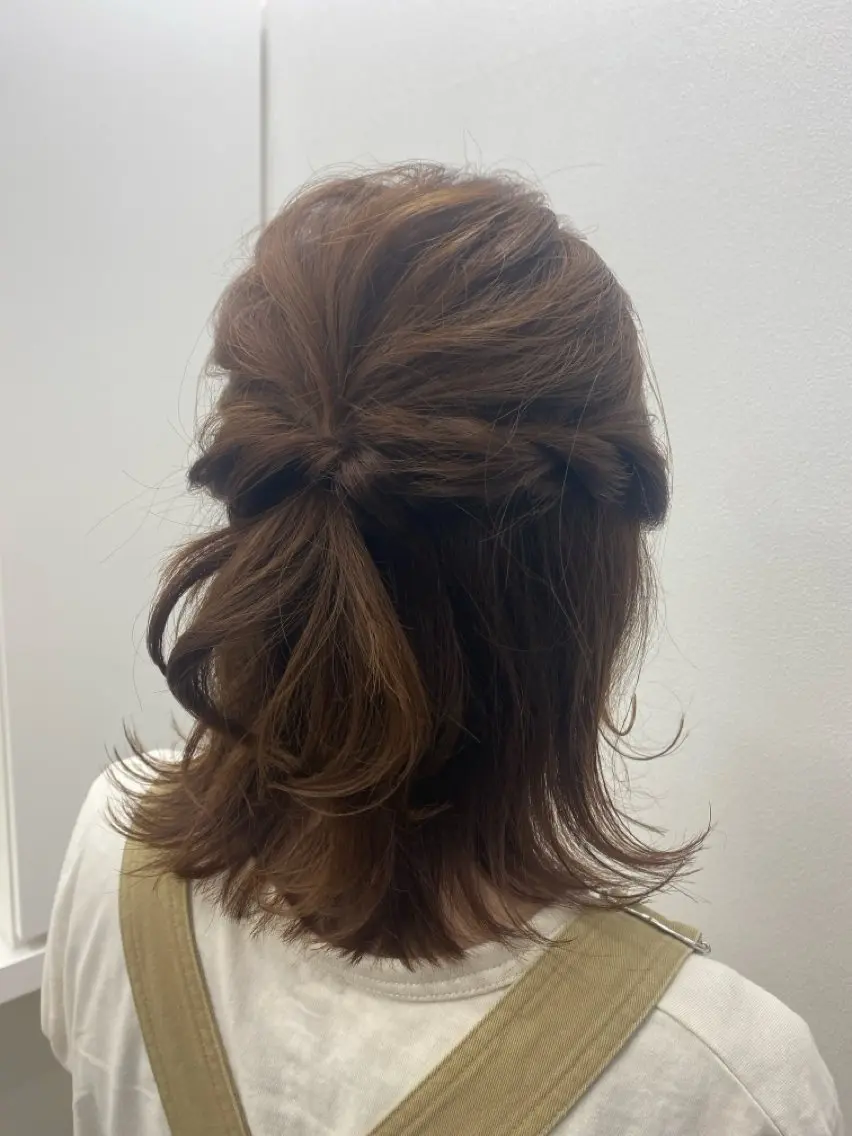 ヘアアレンジ ヘアセット 馬渕 由梨のヘアスタイル