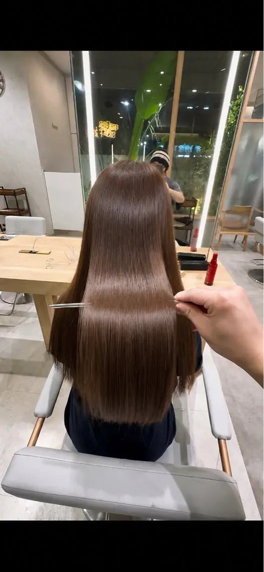 ロング カット ヘアカラー トリートメント 髪質改善カラー🫧 FUUMA🪽のヘアスタイル