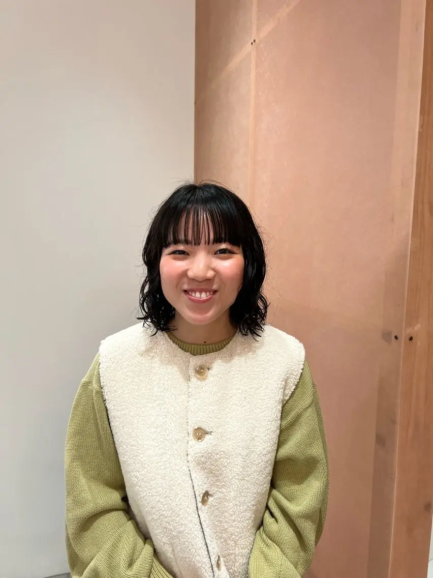 ショート パーマ ボブ garden villaのヘアスタイル