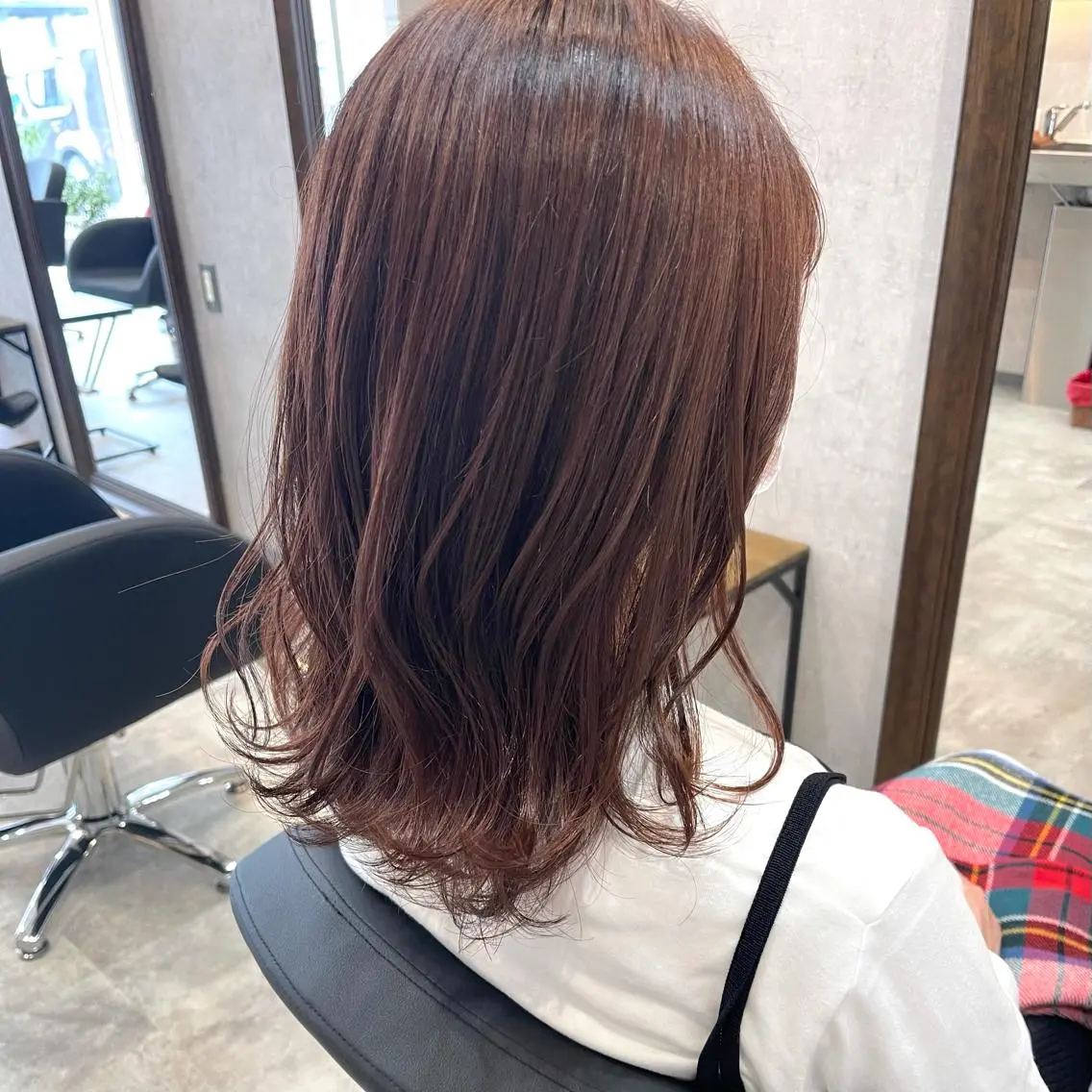 セミロング カラー ヘアアレンジ 🌻あいり merci.🌻のヘアスタイル
