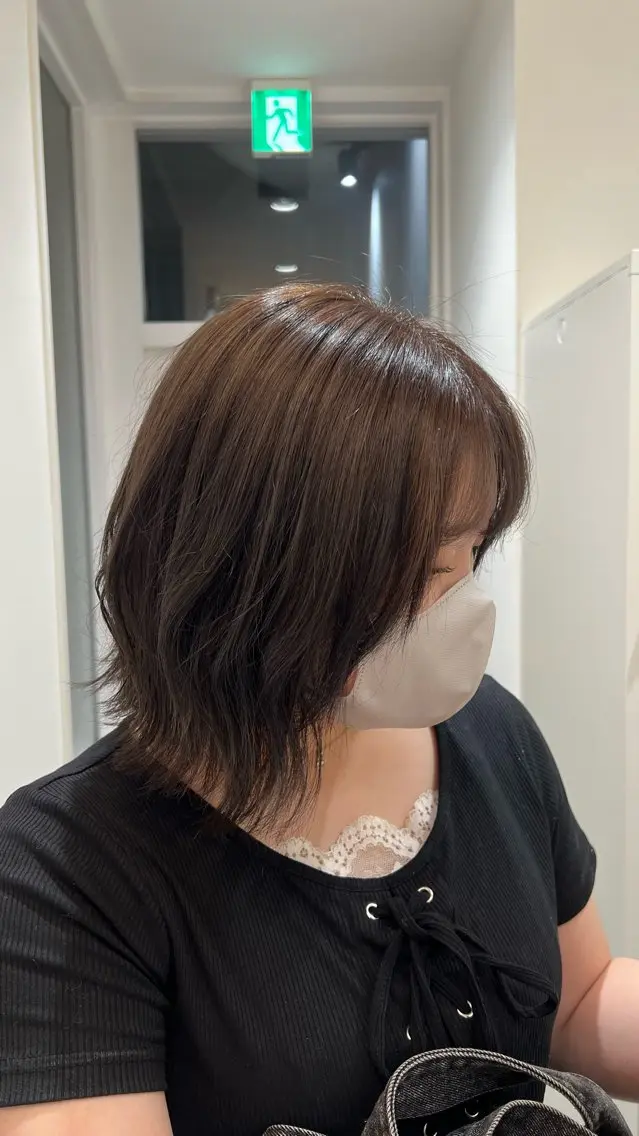 カラー ヘアカラー Rimi 🩶ྀི HUG横浜のヘアスタイル