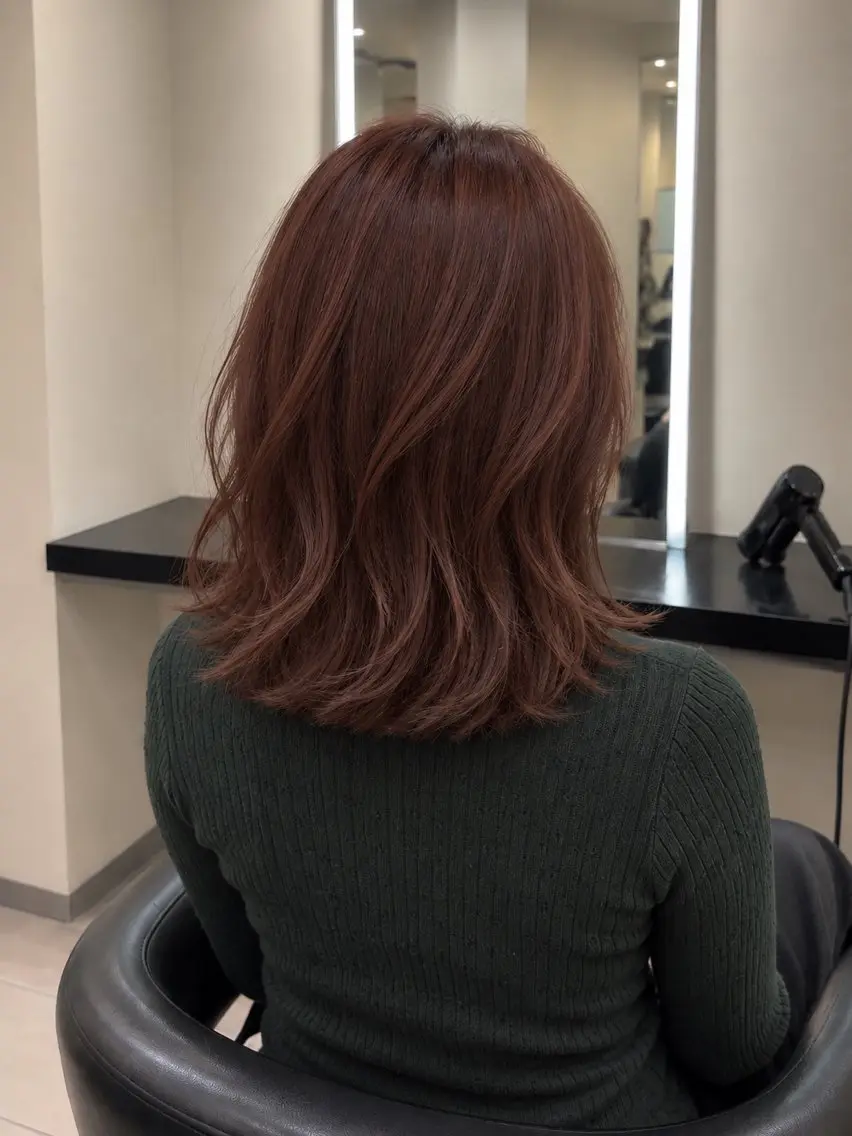 ミディアム カラー 🌈ウルトワ水素 髪質改善naru🌈のヘアスタイル
