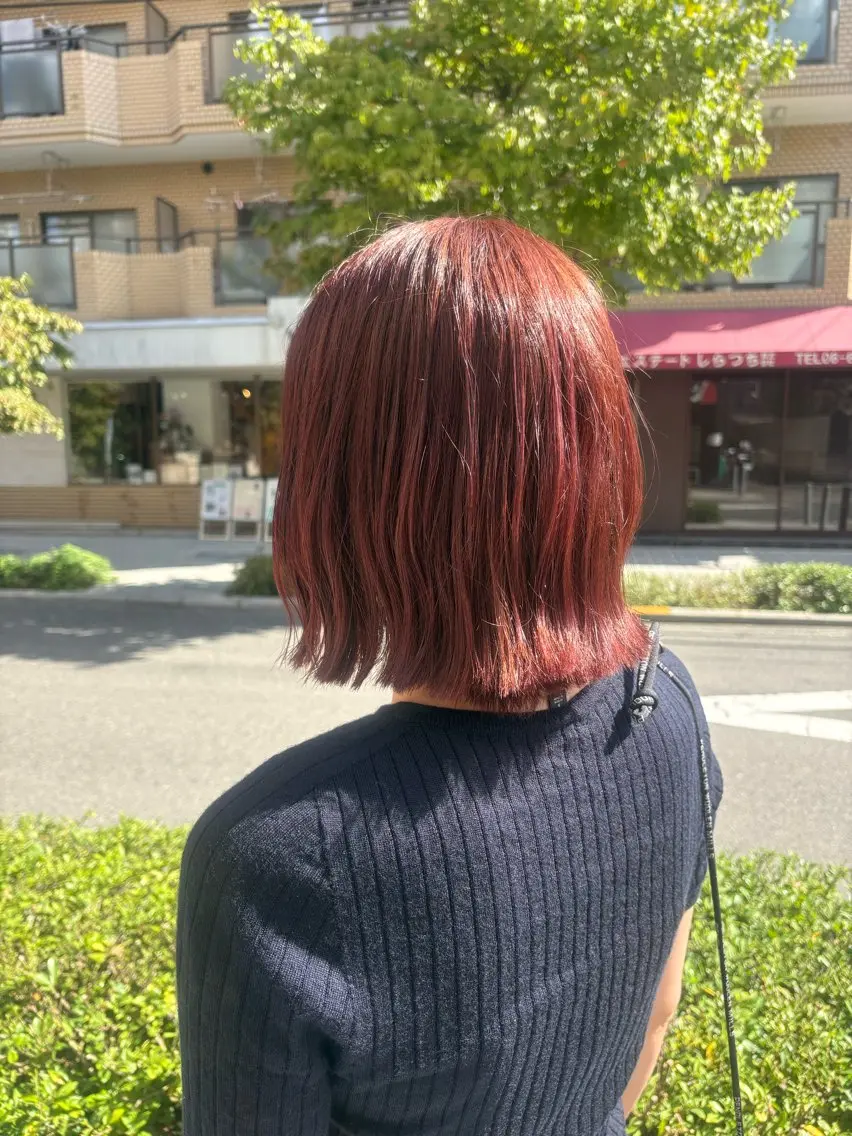 似合わせデザインカット+艶カラー🫧🤍の写真