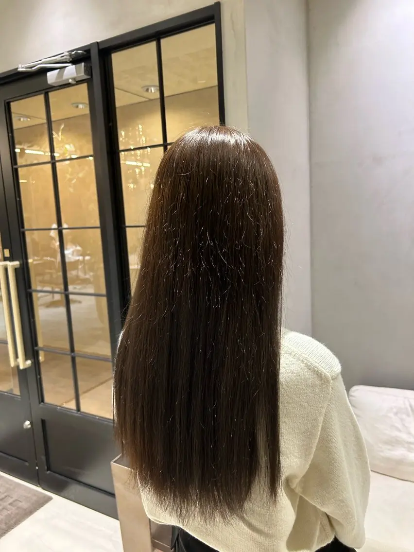 ロング カラー ヘアカラー Marin🫐/ 名駅/レイヤーカットのヘアスタイル