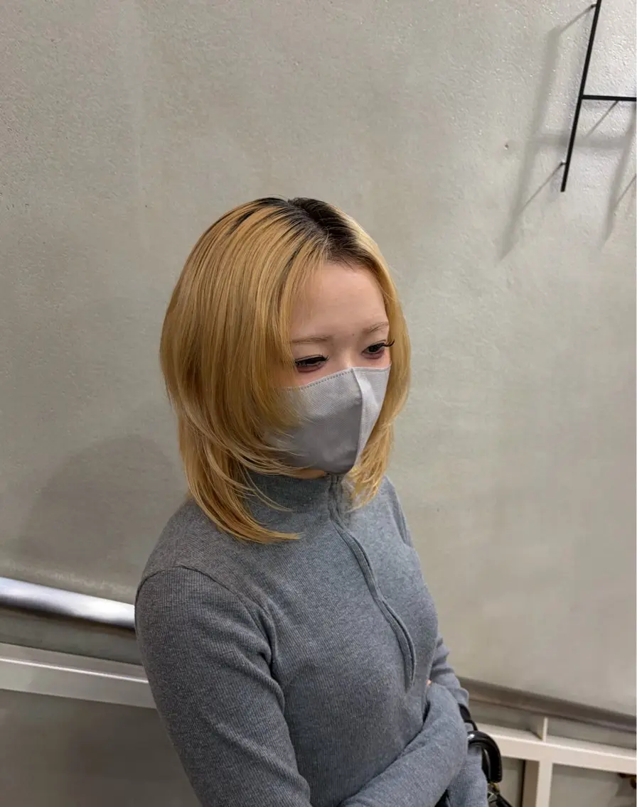 ミディアム レイヤーカット Kei × 似合わせカット募集中のヘアスタイル