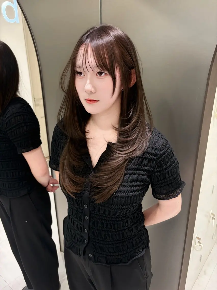 ロング レイヤー特化 横浜 佐藤拳太のヘアスタイル