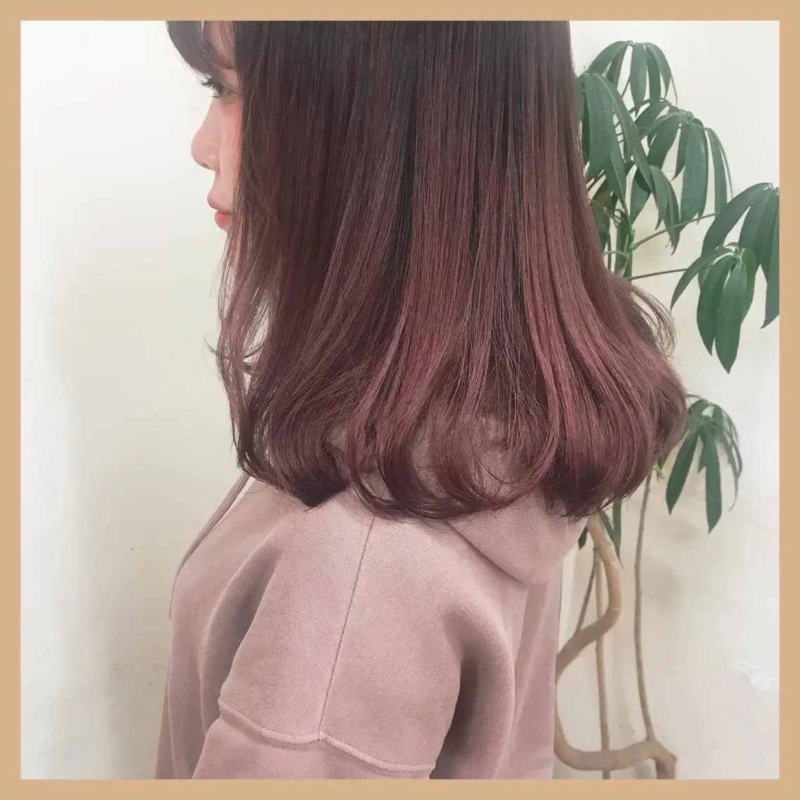ミディアム カラー ヘアカラー トリートメント * 透明感カラー c h i h o *のヘアスタイル