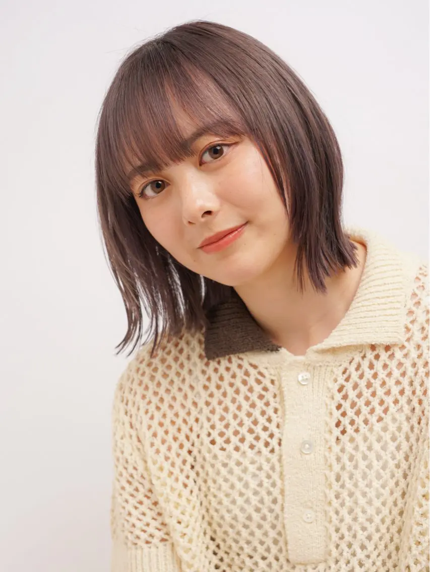 ミディアム 大山 ひよりのヘアスタイル