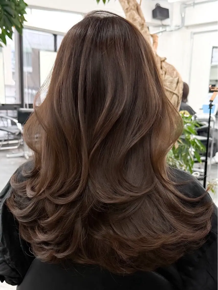 ロング カラー ヘアアレンジ ヘアカラー 🫧透明感カラー/ Wカラー🫧namiのヘアスタイル