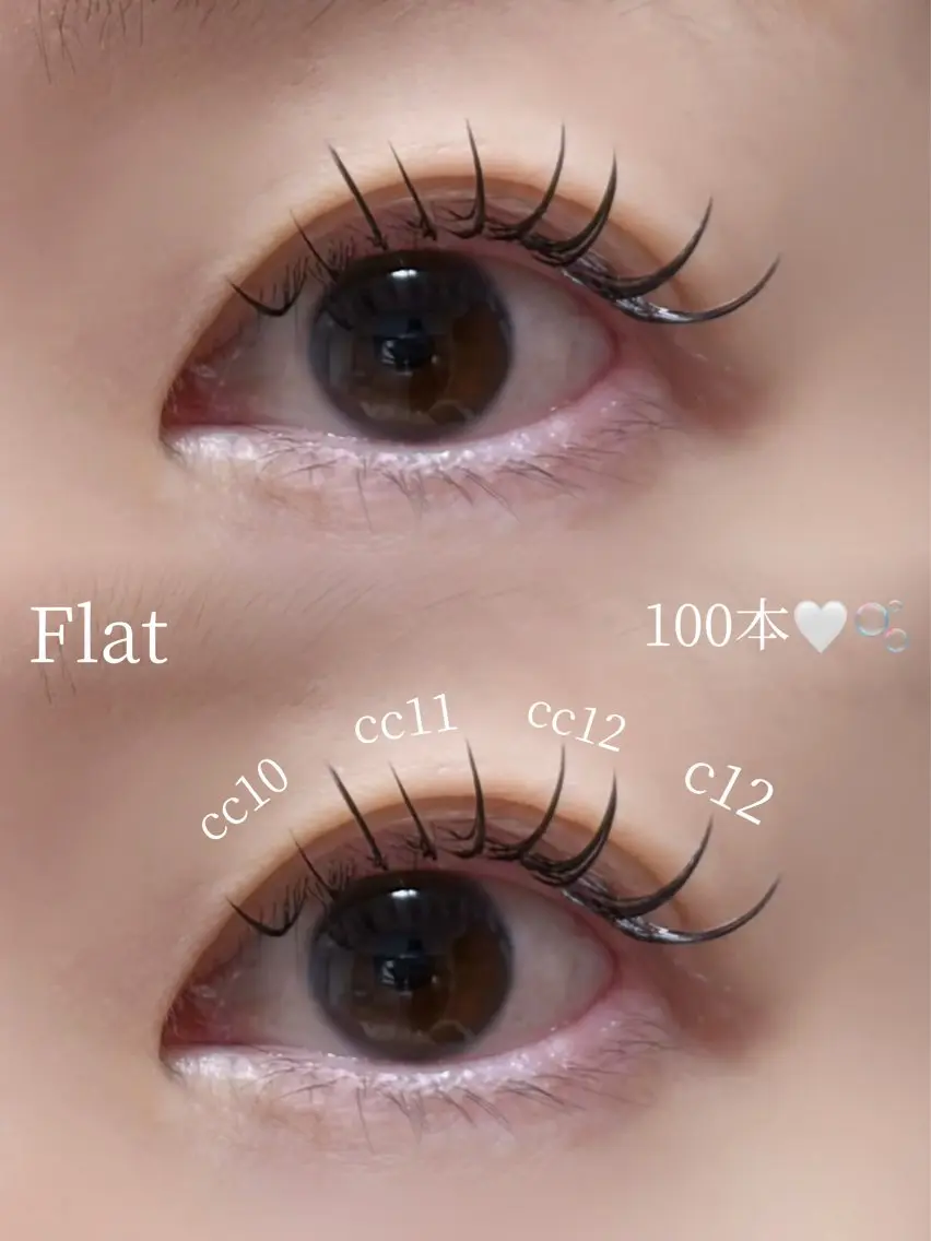 【新規】フラットラッシュ両目100本👀❣️の写真